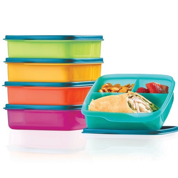 NEW! Tupperware Lunch It Large Divided Lunch Container Dish for On the
